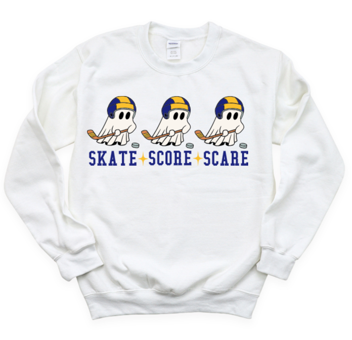Score, Skate, Scare - Predators Crewneck