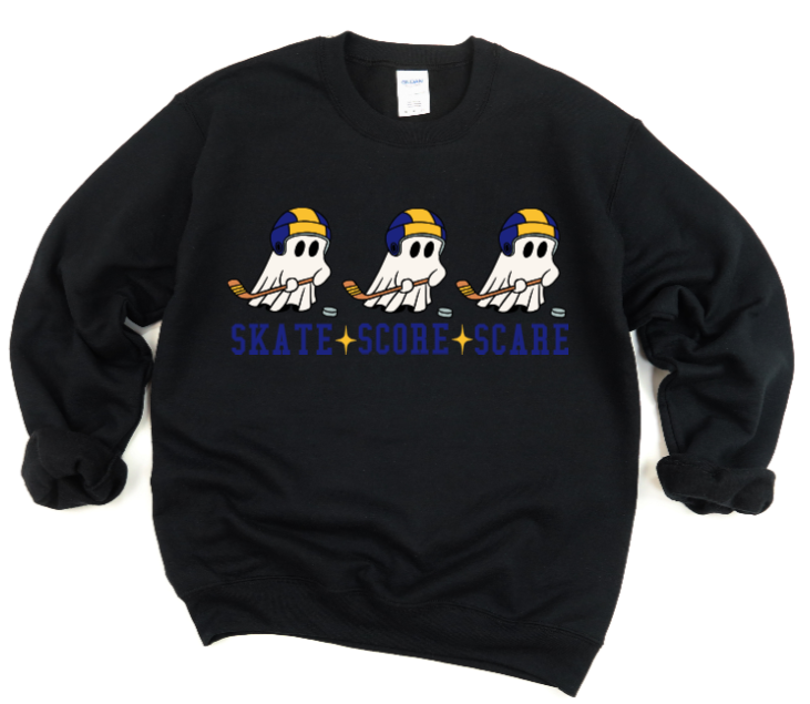 Score, Skate, Scare - Predators Crewneck