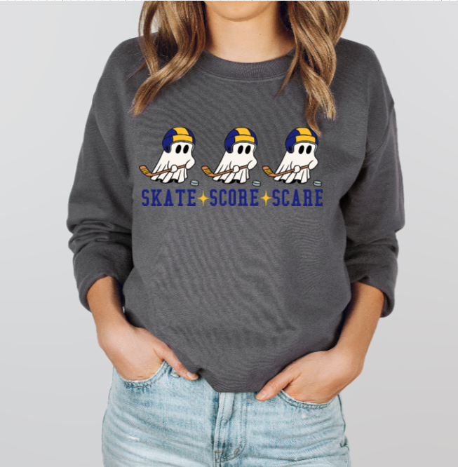 Score, Skate, Scare - Predators Crewneck