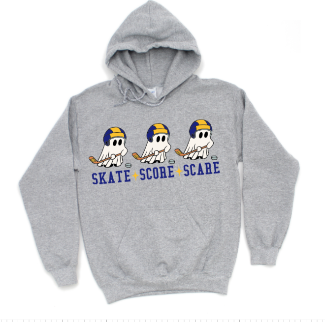 Skate, Score, Scare - Predators Hoodie