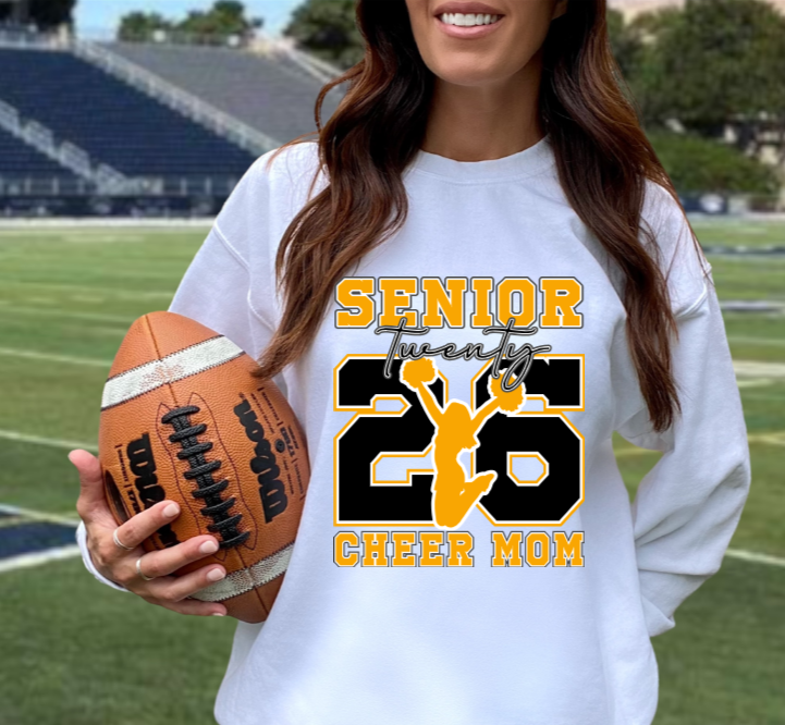Senior Cheer Mom 1 - TJ Crewneck