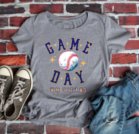 Game Day Baseball - WM Titans Tshirt