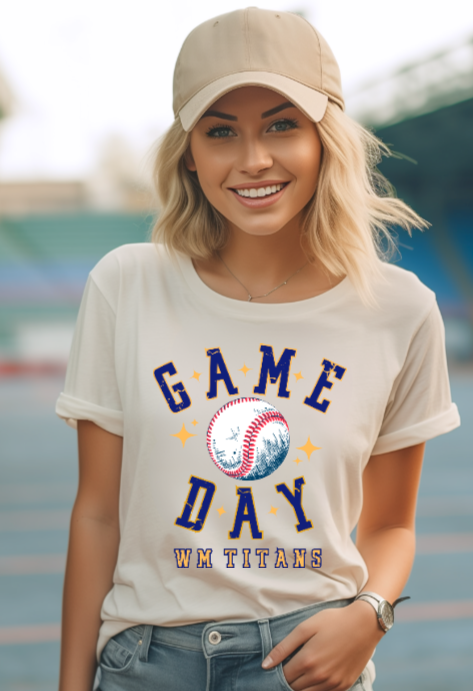 Game Day Baseball - WM Titans Tshirt
