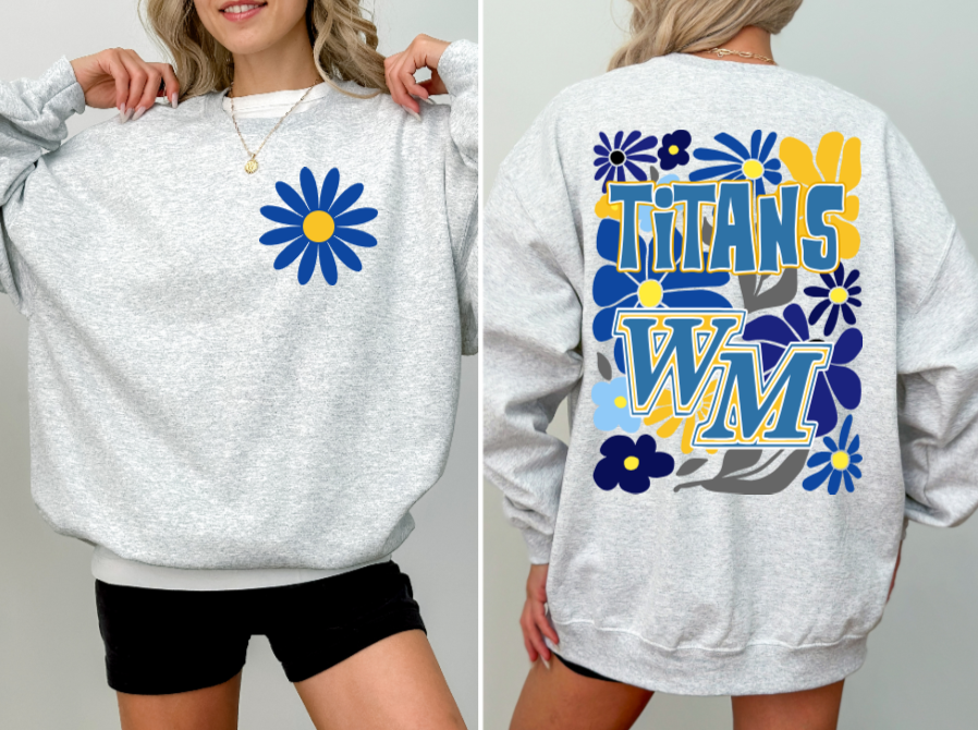 West Mifflin Flower Power- Crewneck