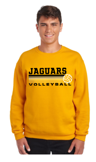 Retro Volleyball - TJ Jaguars Crewneck