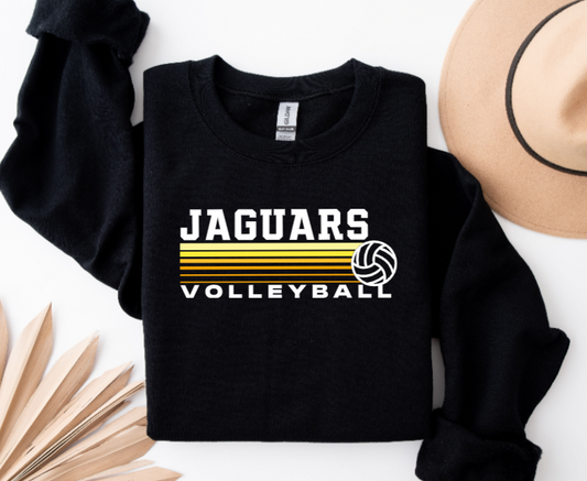Retro Volleyball - TJ Jaguars Crewneck