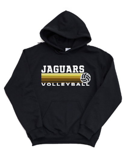 Retro Volleyball - TJ Jaguars Hoodie