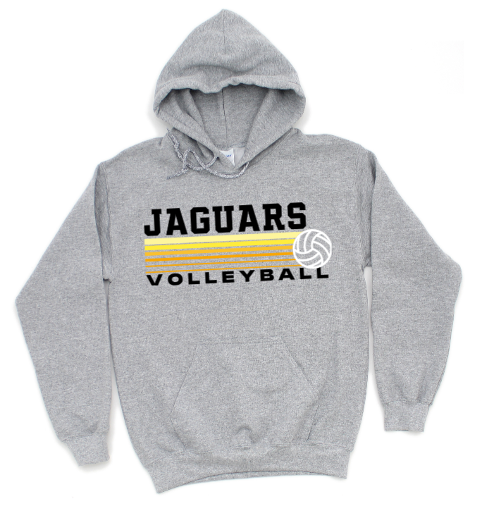 Retro Volleyball - TJ Jaguars Hoodie