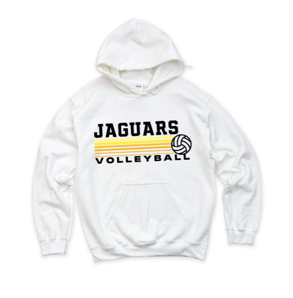 Retro Volleyball - TJ Jaguars Hoodie