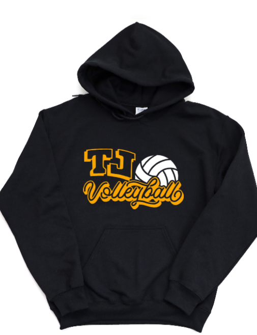 Curly Volleyball - TJ Jaguars Hoodie