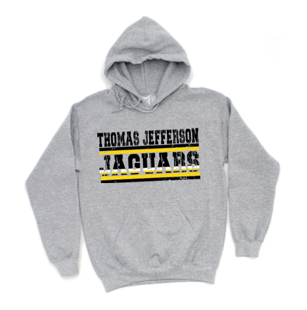School Spirit Distressed - TJ Jaguars Hoodie