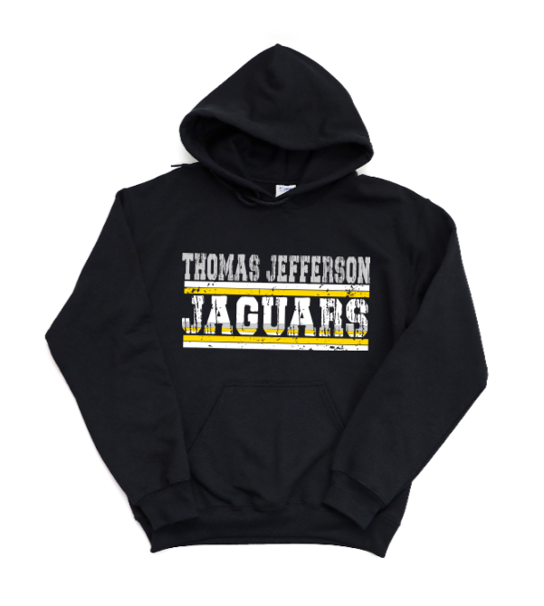 School Spirit Distressed - TJ Jaguars Hoodie