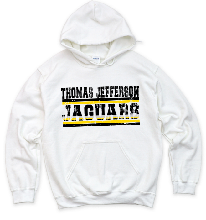 School Spirit Distressed - TJ Jaguars Hoodie