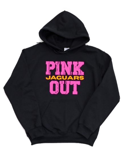 Z- Pink Out School Spirit- TJ Jaguars Hoodie