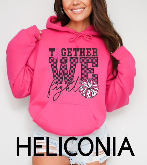 Together We Fight Checkered- Hoodie