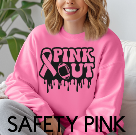 Pink Out Drip - Crewneck