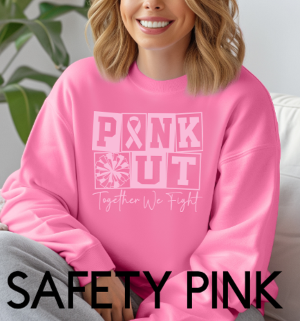 Pink Out Cheer - Crewneck