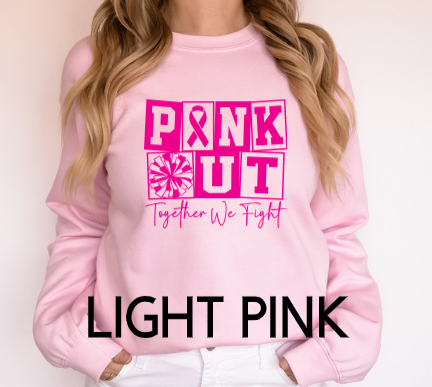Pink Out Cheer - Crewneck