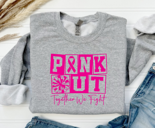 Pink Out Cheer - Crewneck