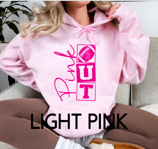 Pink Out Football - Hoodie