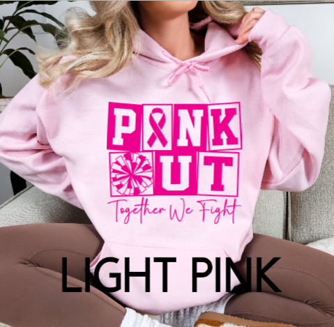 Pink Out Cheer - Hoodie
