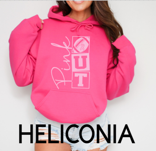Pink Out Football - Hoodie
