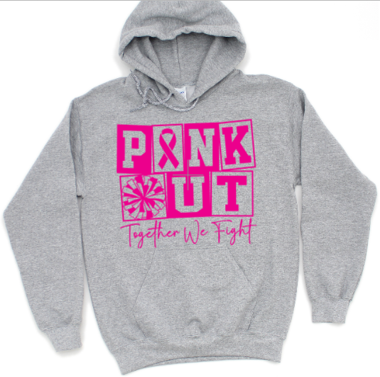 Pink Out Cheer - Hoodie