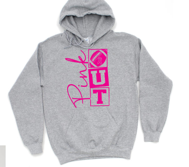 Pink Out Football - Hoodie
