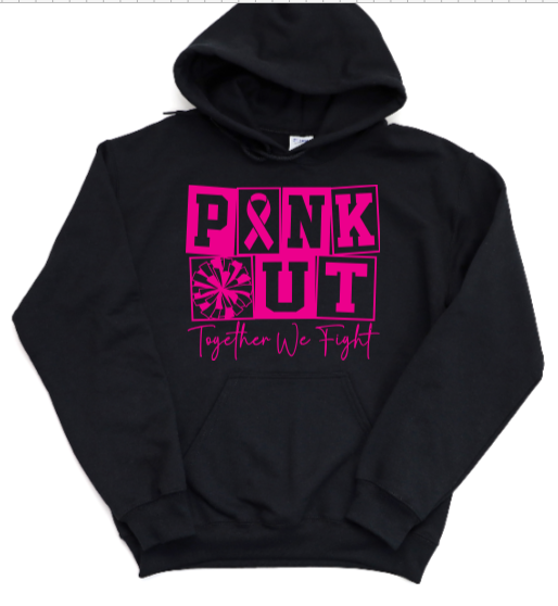Pink Out Cheer - Hoodie