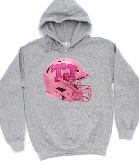 Sparkle Pink TJ Helmet - Hoodie