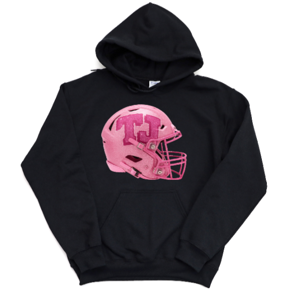 Sparkle Pink TJ Helmet - Hoodie