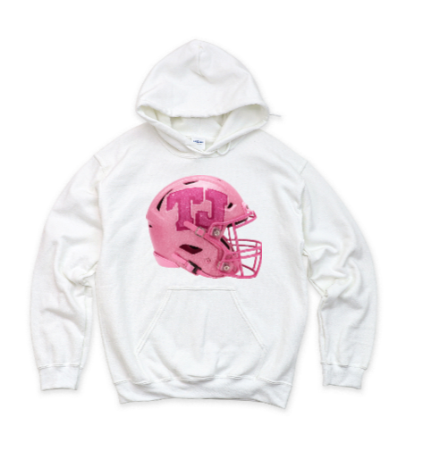 Sparkle Pink TJ Helmet - Hoodie