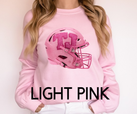 Sparkle Pink TJ Helmet - Crewneck