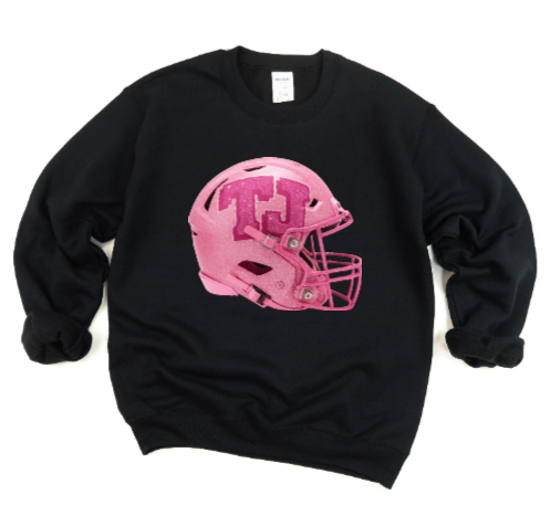 Sparkle Pink TJ Helmet - Crewneck