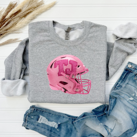 Sparkle Pink TJ Helmet - Crewneck