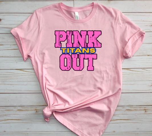 Z- Pink Out School Spirit - West Mifflin Tshirt