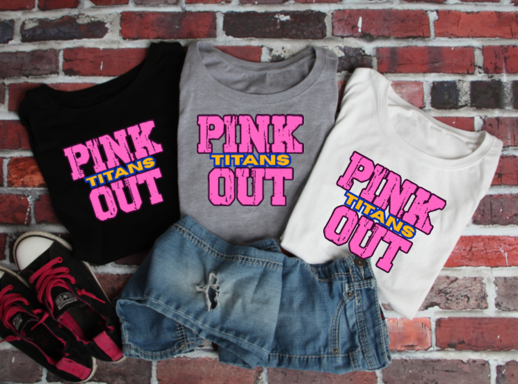 Z- Pink Out School Spirit - West Mifflin Tshirt
