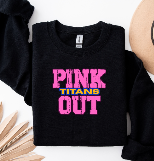 Z- Pink Out School Spirit - West Mifflin Crewneck