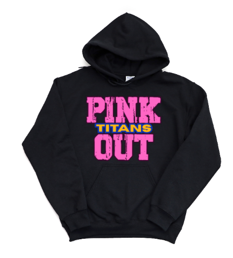 Z - Pink Out School Spirit- West Mifflin Hoodie