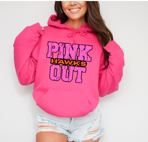 Z - Pink Out School Spirit- Bethel Park Hoodie