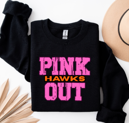 Z- Pink Out School Spirit - Bethel Park Crewneck