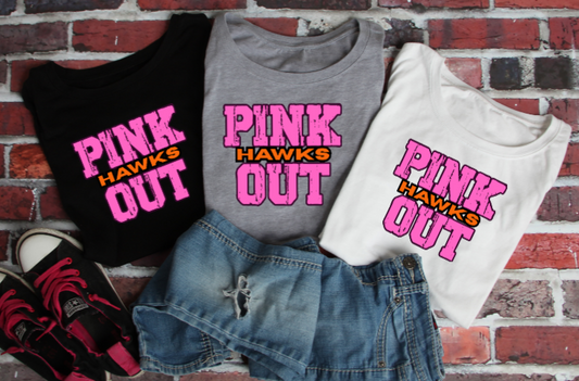 Z- Pink Out School Spirit - Bethel Park Tshirt