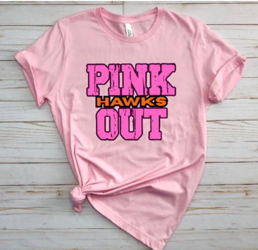 Z- Pink Out School Spirit - Bethel Park Tshirt
