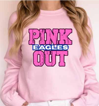Z- Pink Out School Spirit - South Park Crewneck