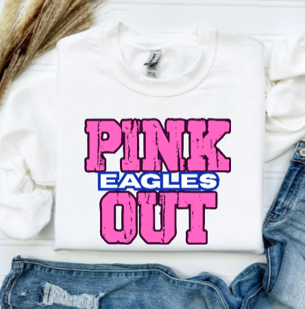 Z- Pink Out School Spirit - South Park Crewneck