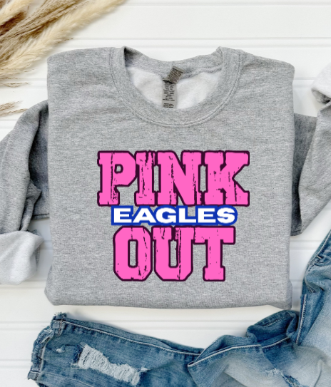 Z- Pink Out School Spirit - South Park Crewneck