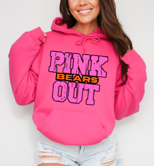 Z - Pink Out School Spirit- Clairton Hoodie