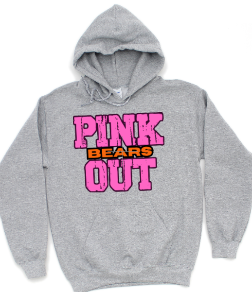 Z - Pink Out School Spirit- Clairton Hoodie