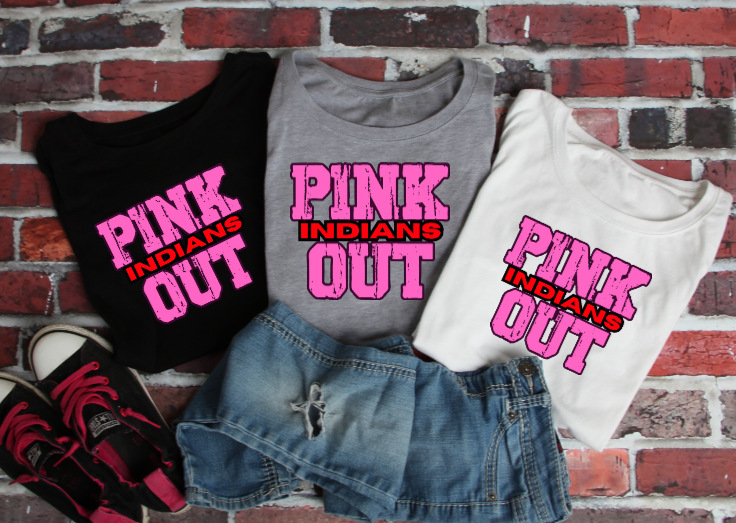 Z- Pink Out School Spirit - Peters Township Tshirt