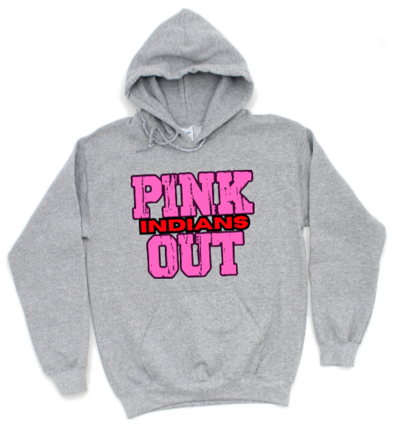 Z - Pink Out School Spirit- Peters Township Hoodie